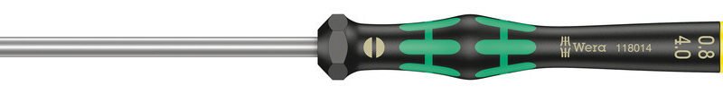 WERA Precízny skrutkovač Kraftform Micro SL 0,80 x 4,0 x 80 mm