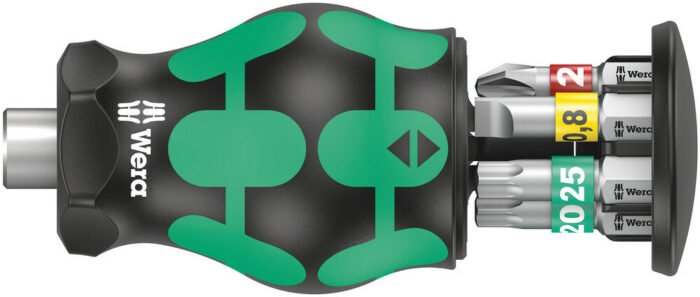 WERA Sada ručného držiaku bitiov Kraftform Kompakt Stubby 1, 6 dielna