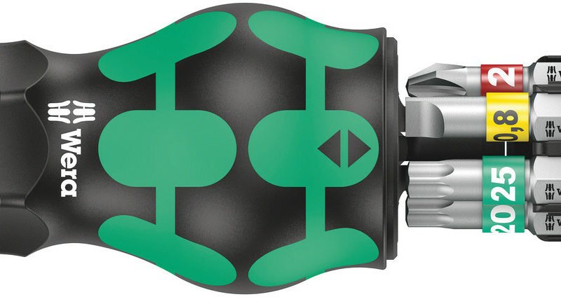 WERA Sada ručného držiaku bitiov Kraftform Kompakt Stubby 1, 6 dielna