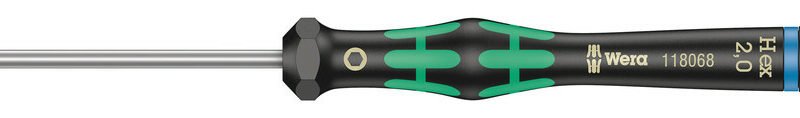 WERA Precízny skrutkovač Kraftform Micro Hex 2,0 mm