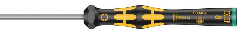 WERA ESD precízny skrutkovač Kraftform Micro TX 8