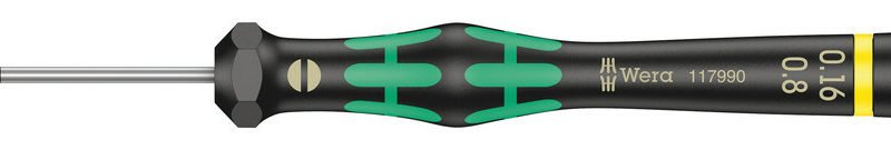 WERA Precízny skrutkovač Kraftform Micro SL 0,16 x 0,8 x 40 mm