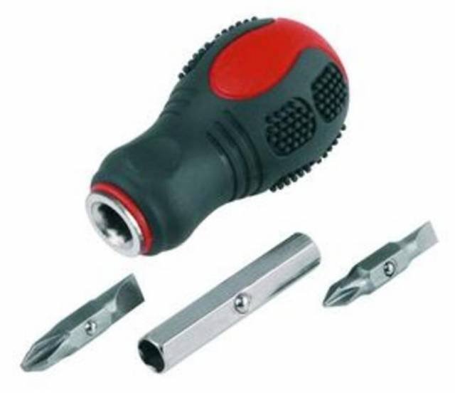 EXTOL PREMIUM Skrutkovač 4v1 Cr-V, 4bity, PH1-2 (-)4-5,5mm