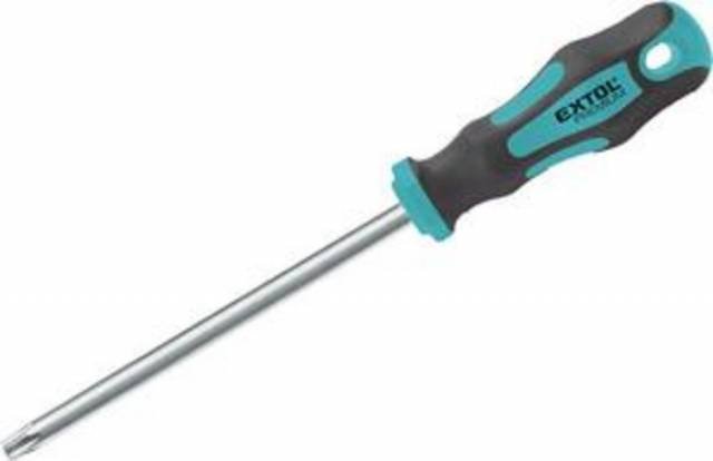 EXTOL PREMIUM Skrutkovač TORX, T30x100mm, CrV