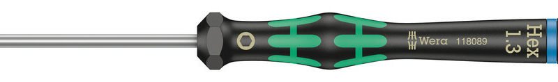 WERA Precízny skrutkovač Kraftform Micro Hex 1,3 mm