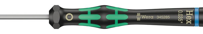 WERA Precízny skrutkovač Kraftform Micro Hex 0,035"