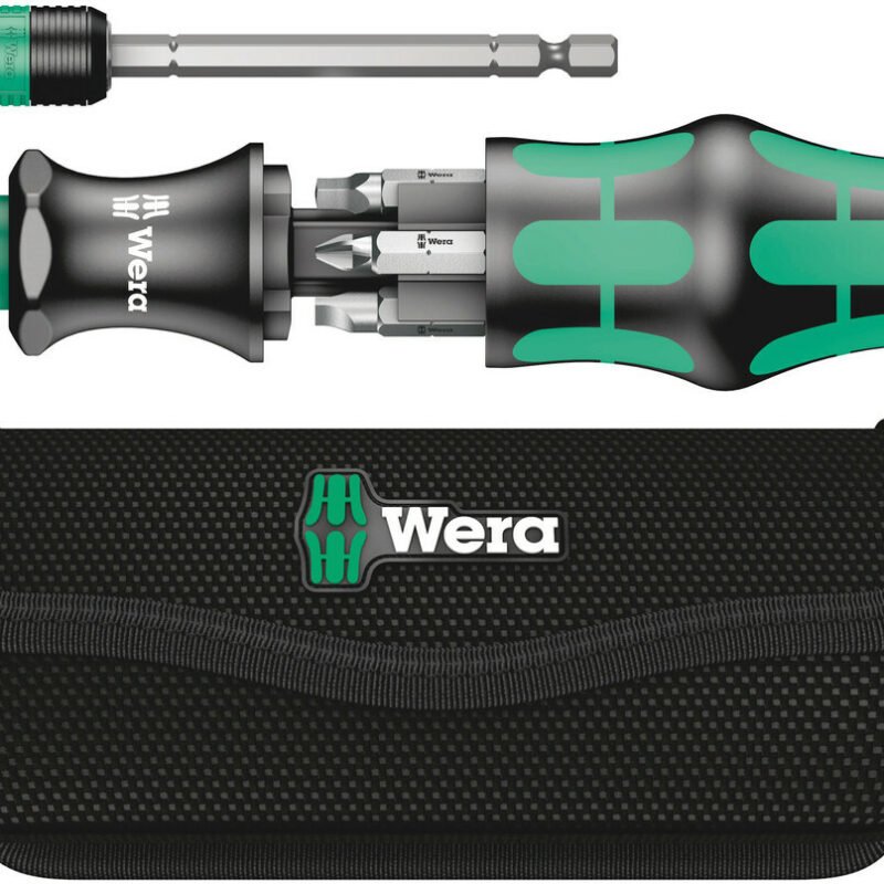 WERA Sada ručného držiaku bitiov Kraftform Kompakt 26, 7 dielna