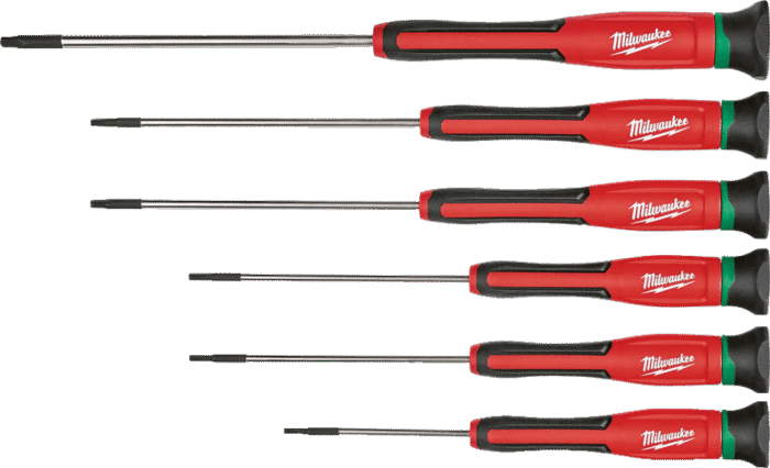 MILWAUKEE Sada presných skrutkovačov TORX - 6ks