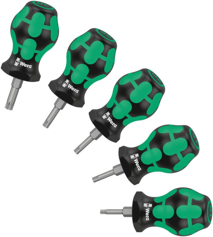 WERA Sada TX 1 Stubby skurtkovačov Kraftform a bitov, 5 dielny