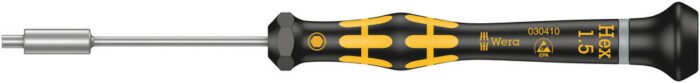 WERA ESD precízny skrutkovač Kraftform Micro s nástrčným 6-hranom 1,5 mm