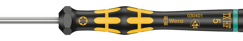 WERA ESD precízny skrutkovač Kraftform Micro TX 5