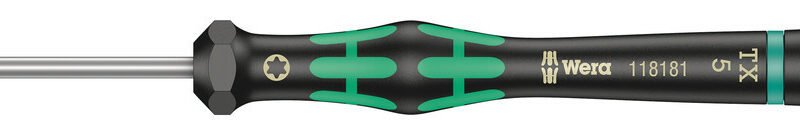 WERA Precízny skrutkovač Kraftform Micro TX 5
