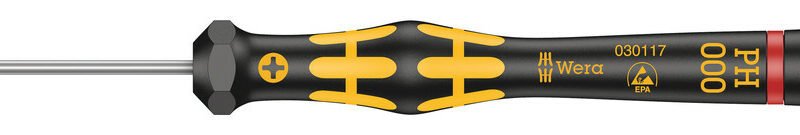 WERA ESD precízny skrutkovač Kraftform Micro PH 000