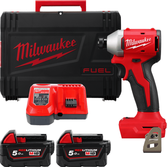 MILWAUKEE M18 1/4" Hex aku rázový uťahovák 3 rýchlostný M18BLIDR-502X
