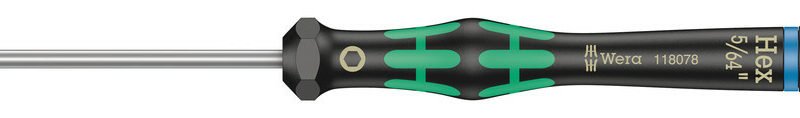 WERA Precízny skrutkovač Kraftform Micro Hex 5/64"