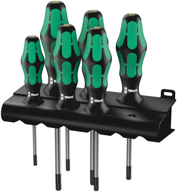 WERA Sada TORX HF skrutkovačov Kraftorm s pridrž. funkciou 6 dielny + stojan
