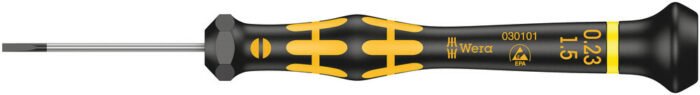 WERA ESD precízny skrutkovač Kraftform Micro SL 0,23 x 1,5 x 40 mm