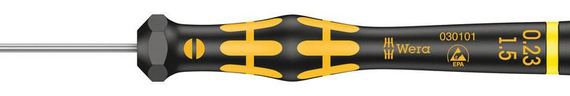 WERA ESD precízny skrutkovač Kraftform Micro SL 0,23 x 1,5 x 40 mm