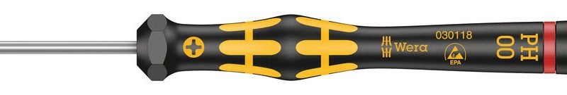 WERA ESD precízny skrutkovač Kraftform Micro PH 00