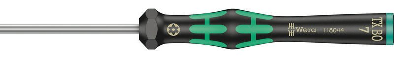 WERA Precízny skrutkovač Kraftform Micro TX 7 BO
