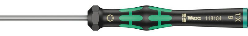 WERA Precízny skrutkovač Kraftform Micro TX 8