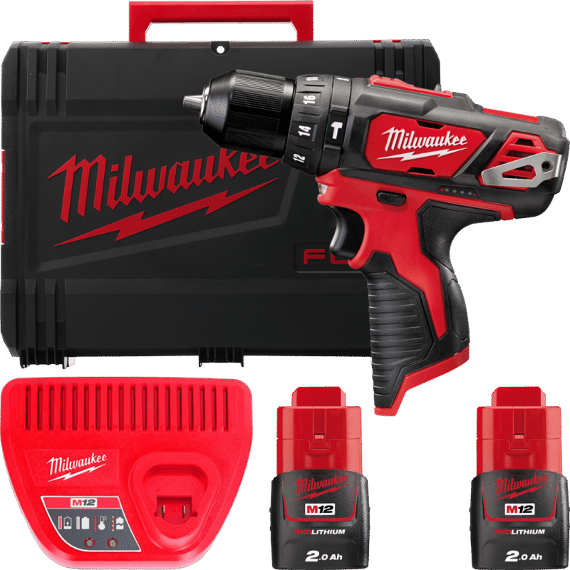 MILWAUKEE M12BPD-202X M12 Aku vŕtačka s príklepom - kompaktná 4933446045