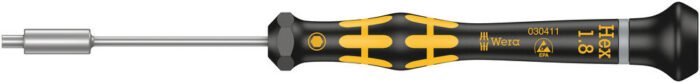 WERA ESD precízny skrutkovač Kraftform Micro s nástrčným 6-hranom 1,8 mm