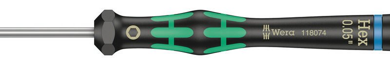WERA Precízny skrutkovač Kraftform Micro Hex 3,0 mm