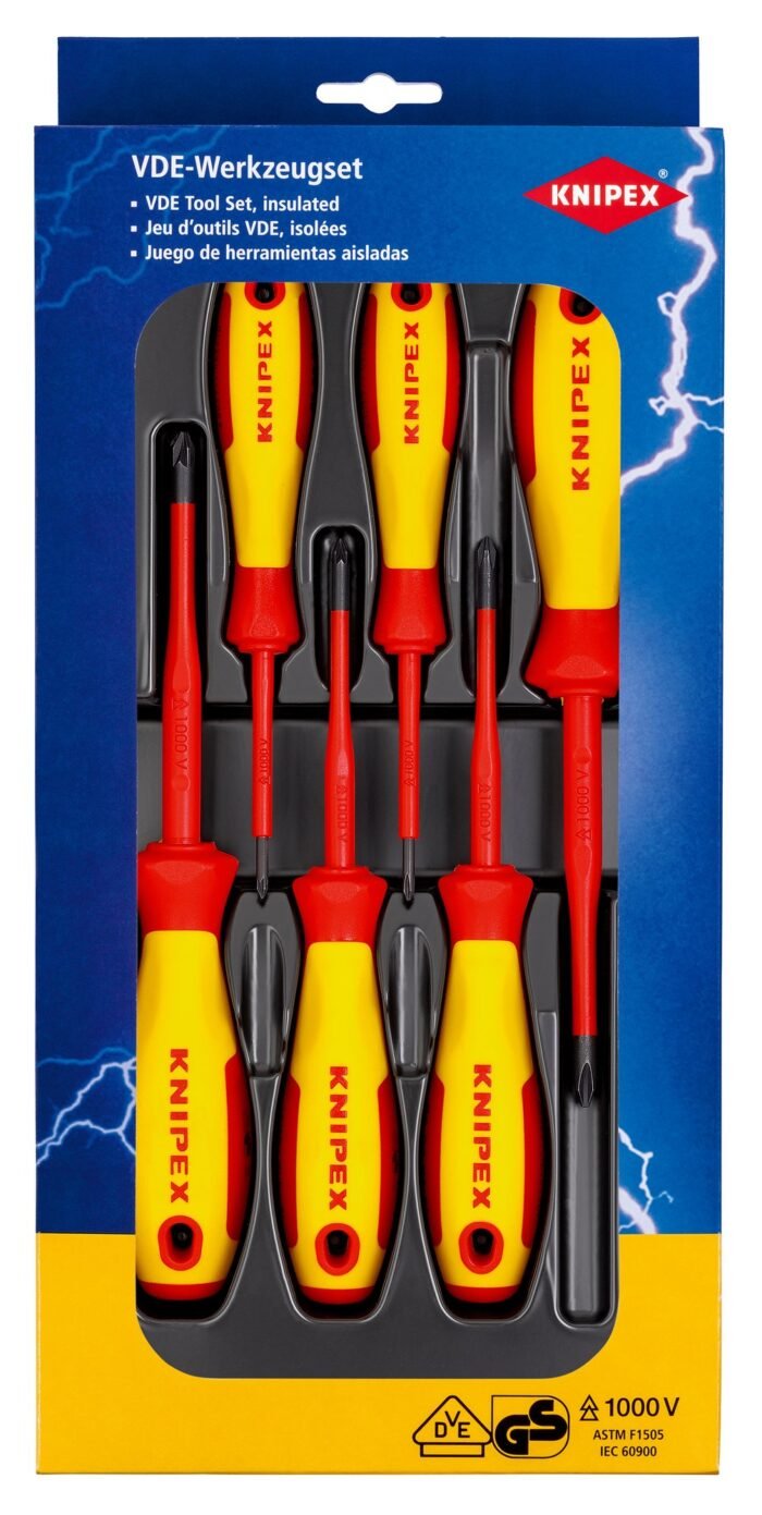 KNIPEX Sada skrutkovačov PH / PZ, prevedenie VDE 002012V03