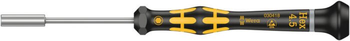 WERA ESD precízny skrutkovač Kraftform Micro s nástrčným 6-hranom 4,5 mm