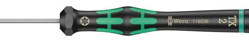 WERA Precízny skrutkovač Kraftform Micro TX 2