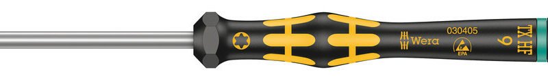 WERA ESD precízny skrutkovač Kraftform Micro TX 9