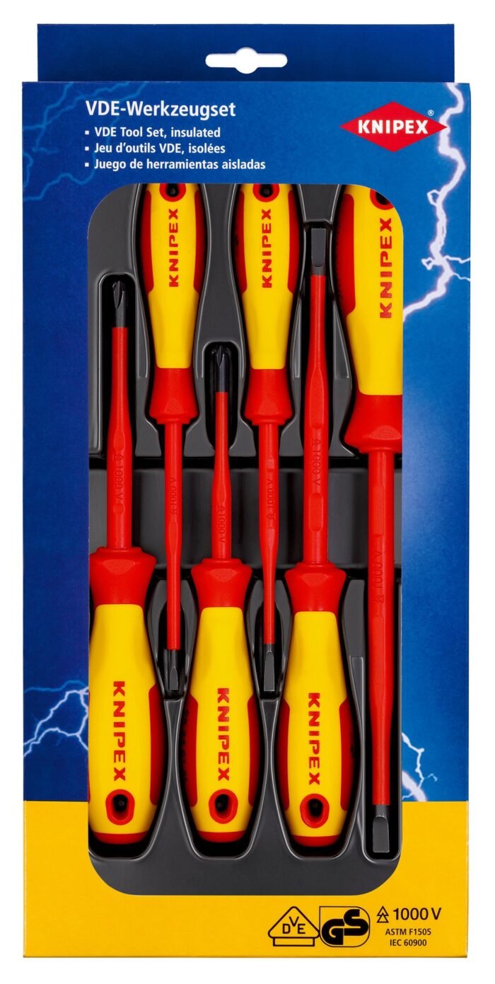 KNIPEX Sada skrutkovačov S / PH, prevedenie VDE 002012V02