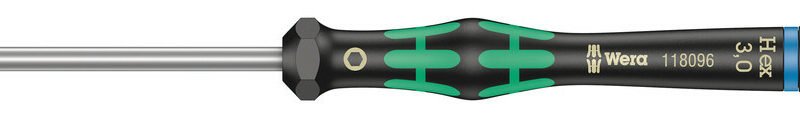 WERA Precízny skrutkovač Kraftform Micro Hex 3,0 mm