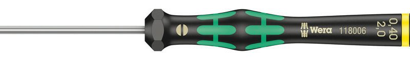 WERA Precízny skrutkovač Kraftform Micro SL 0,40 x 2,0 x 60 mm